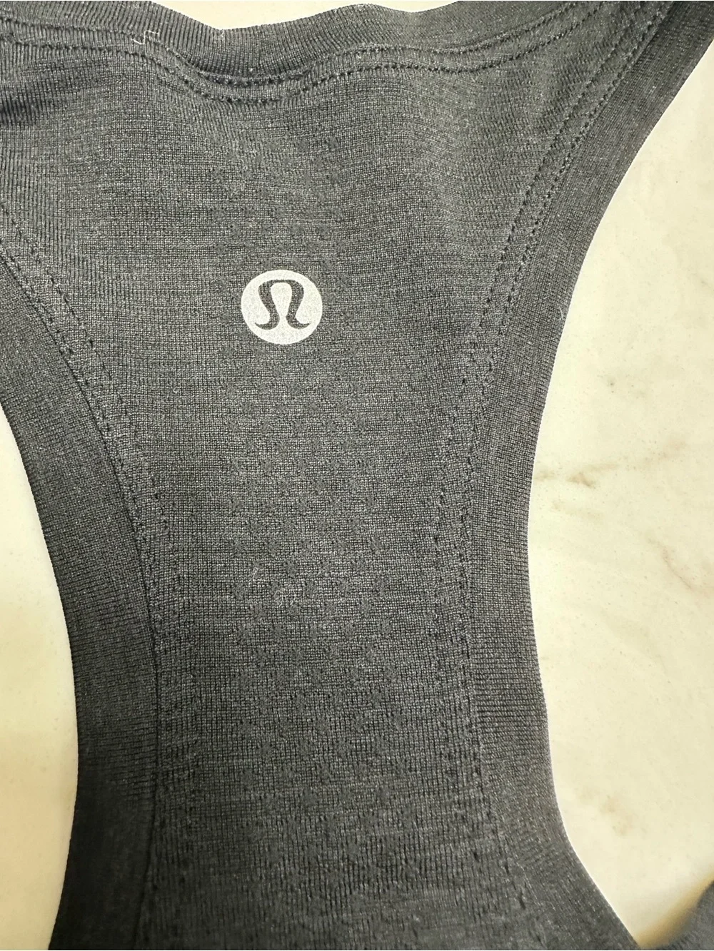 lululemon athletica Black Racerback Yoga Tank